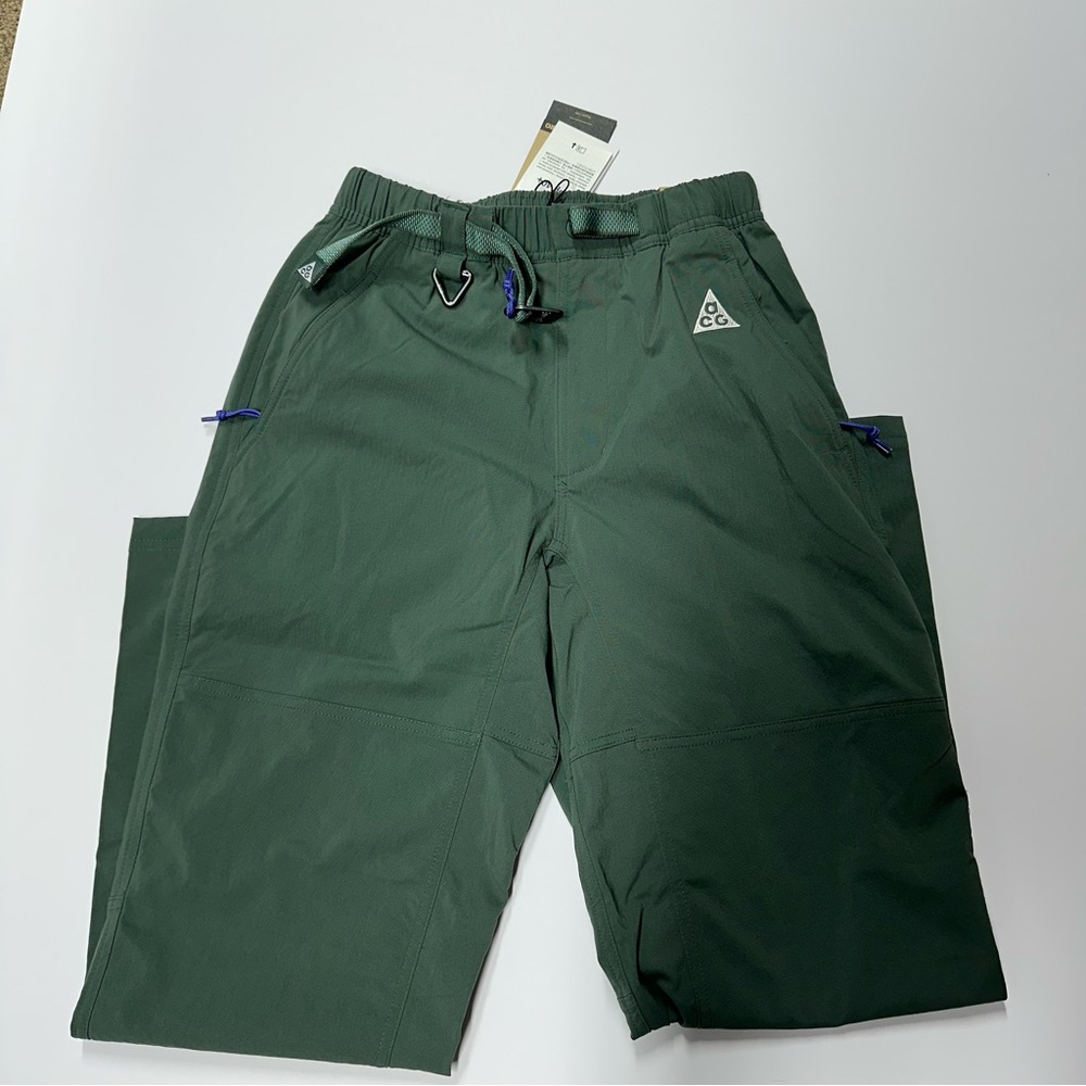 Nike ACG Hiking Pants Mens Size XS Green Outdoors